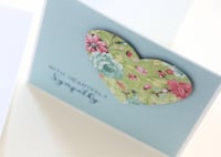 Image 2 of Handmade Sympathy Card. In Memory Card. Remembrance Card. Memorial Card. Thinking of You Card.