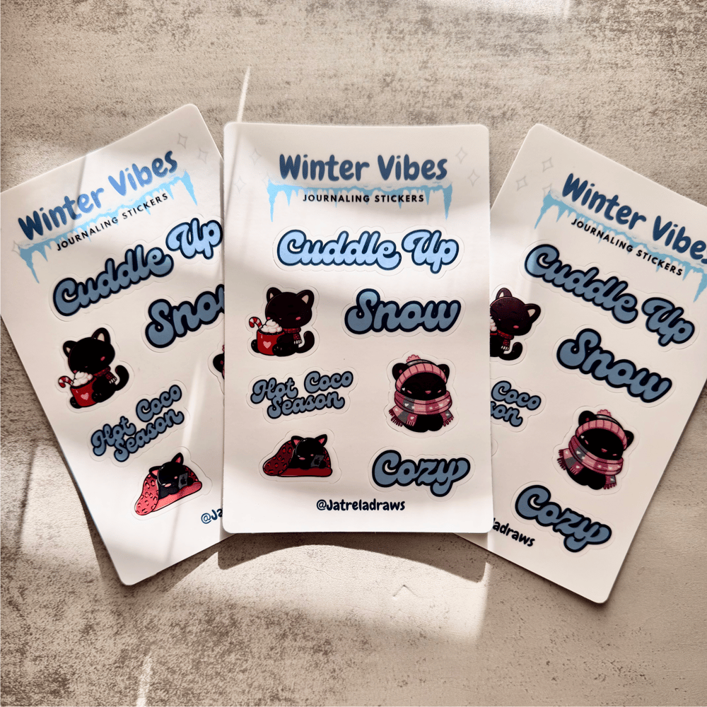 Image of Winter Vibes Sticker Sheet