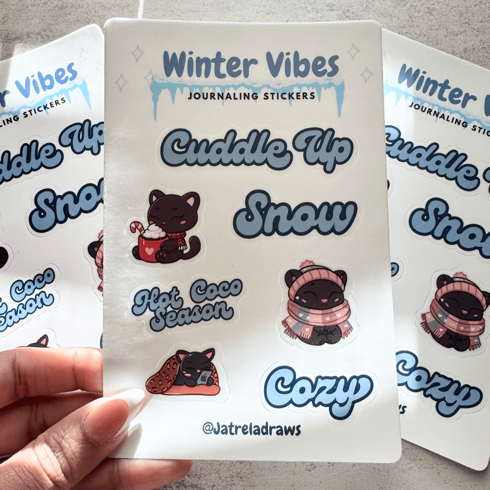 Image of Winter Vibes Sticker Sheet