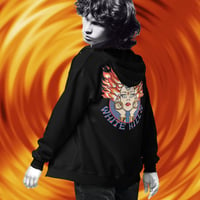 Image 2 of Heads On Fire Zip Hoodie