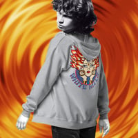 Image 3 of Heads On Fire Zip Hoodie