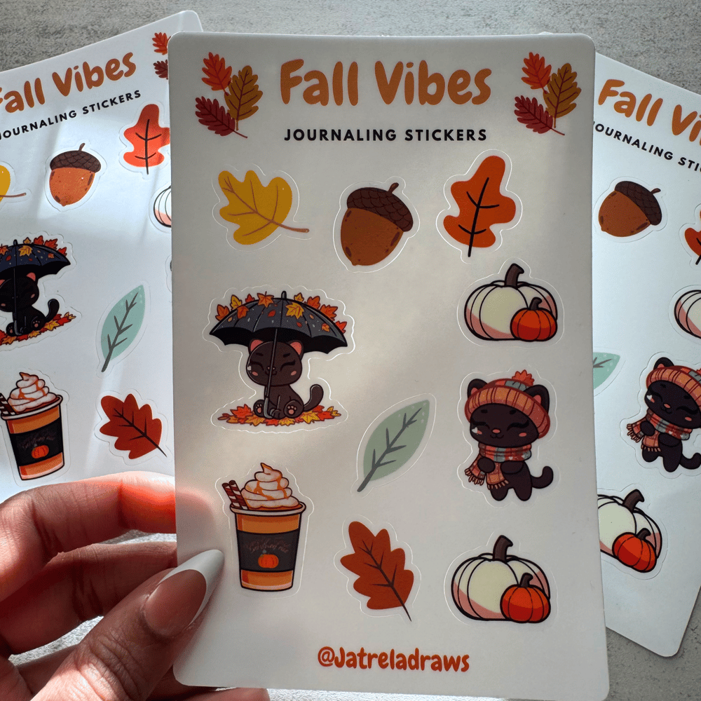 Image of Fall Vibes Sticker Sheet