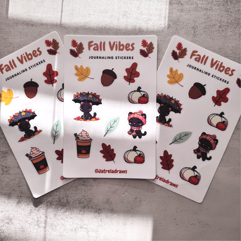 Image of Fall Vibes Sticker Sheet