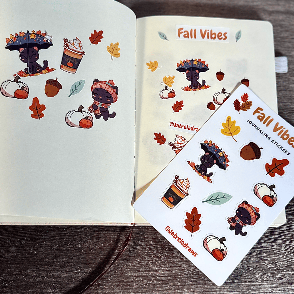 Image of Fall Vibes Sticker Sheet