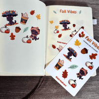 Image 3 of Fall Vibes Sticker Sheet