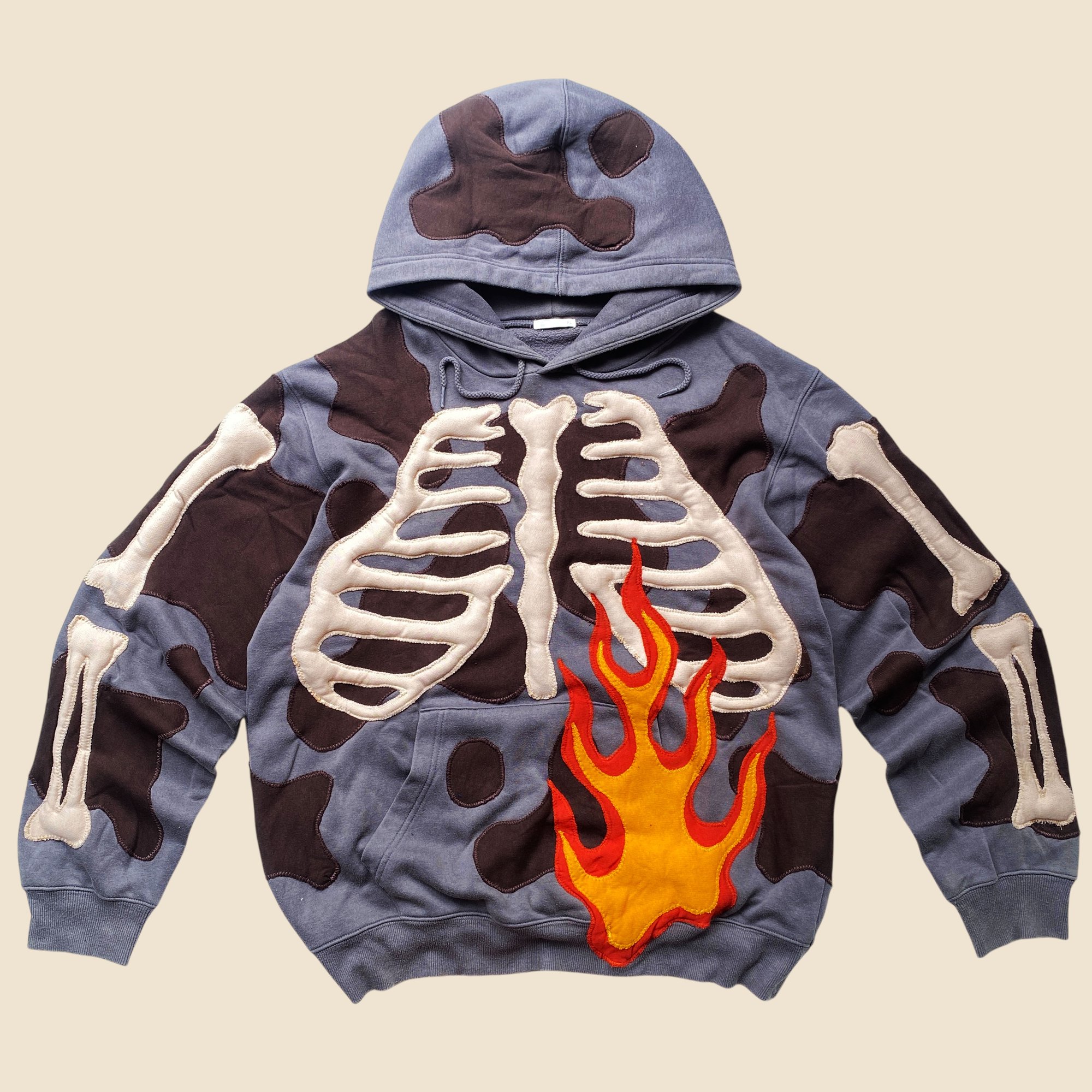 ALISISTER Unisex hoodie heren dames 3D-print hoodie lange mouwen capuchon pullover sweatshirts met fleece binnenkant S-XXL, D-blue smoking, L ALISISTER Unisex hoodie heren dames 3D-print hoodie lange mouwen capuchon pullover sweatshirts met fleece binnenkant S-XXL, D-blue smoking, L