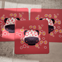Image 2 of Nyoka's Cherry Bucket Hat Art Print