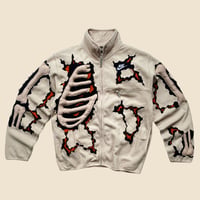 Image 1 of REWORKED NIKE CRACKY LAVA 3D PUFF SKELETON POLAR FLEECE SIZE M