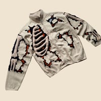 Image 2 of REWORKED NIKE CRACKY LAVA 3D PUFF SKELETON POLAR FLEECE SIZE M