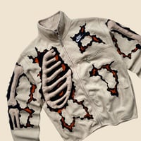 Image 4 of REWORKED NIKE CRACKY LAVA 3D PUFF SKELETON POLAR FLEECE SIZE M