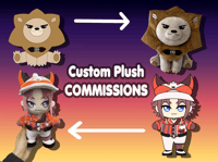 Image 1 of Custom Plushies || Emergency Commissions || Read Description