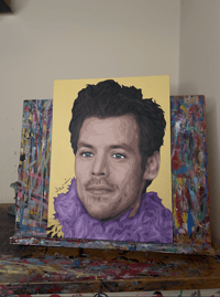 Image 3 of Harry Styles Painting