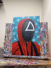 Image 3 of Squid Game Soldier Painting