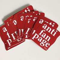 ANTI FANPAGE stickers pack