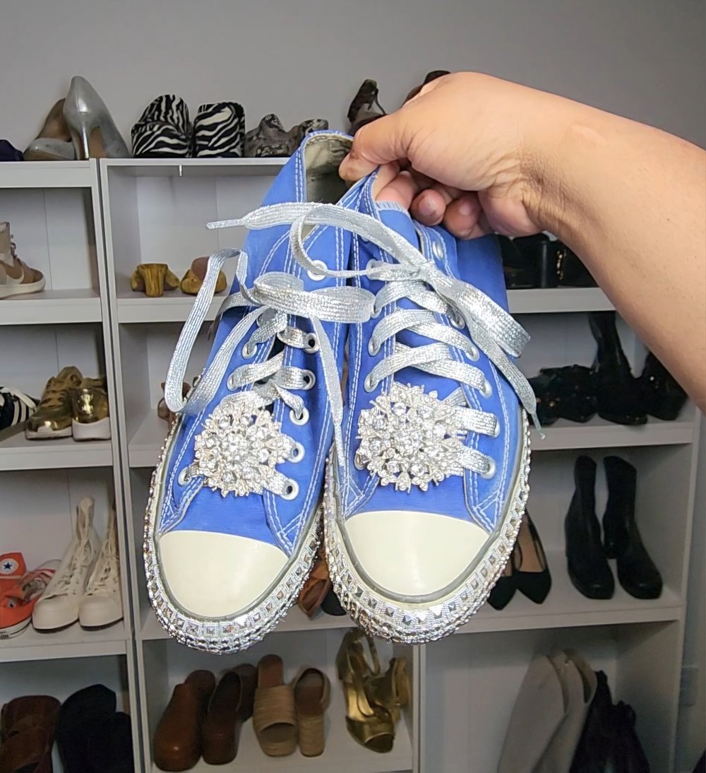 Image of Custom Converse Anthropologie Dupe / Women's 11 / Men's 9