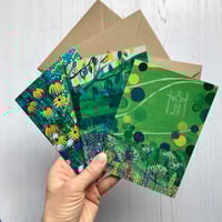 Image 1 of Trio of Sussex Downland Greetings Cards