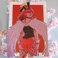 Image 1 of Print A4 Angel Devil en Traje de Conejito