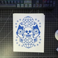 Skull Cat - Print