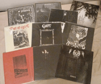 10 black metal records (price includes shipping for this item only!!)