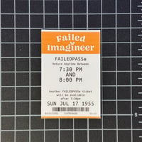 Failed FastPass - Sticker