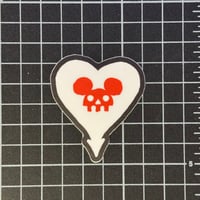 HeartSkull MouseSkull - Sticker