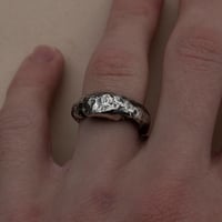 Image 2 of IGNEOUS // SANDCAST STERLING SILVER RING (8)