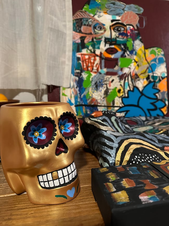 SUGAR SKULL PLANTER