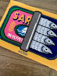 Image 2 of Sardines needlepoint kit 