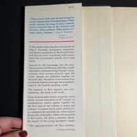 Image 3 of Of Poetry and Power: Poems Occasioned by the Presidency and by the Death of John F. Kennedy By (E...