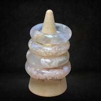 Image 2 of Flower Agate Bangle Ring