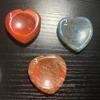 Image 2 of Crystal Heart Worry Stone