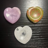 Image 3 of Crystal Heart Worry Stone