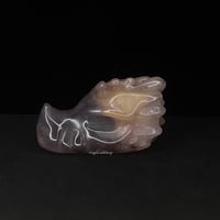 Image 3 of Dragon Head- Agate Carving "D"