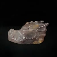 Image 4 of Dragon Head- Agate Carving "B"