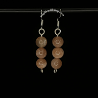 Image 9 of Stacked Crystal Dangle Earrings