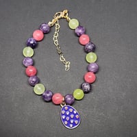 Image 2 of Purple Easter Egg bracelet