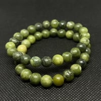 Image 2 of Green Jade Bracelet (8MM)