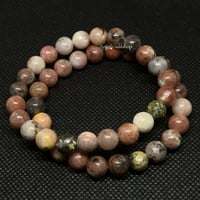 Image 4 of Plum Blossom Jasper Bracelet (8MM)