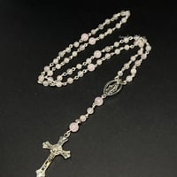 Image 1 of Rose quartz Rosary