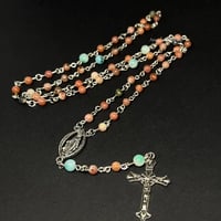 Image 2 of Plum Blossom Jasper and phoenix Rosary