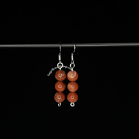 Image 18 of Stacked Crystal Dangle Earrings