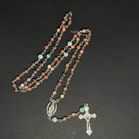 Image 3 of Plum Blossom Jasper and phoenix Rosary