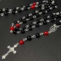 Image 4 of Black Obsidian Rosary
