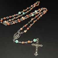 Image 4 of Plum Blossom Jasper and phoenix Rosary