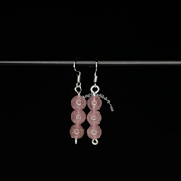 Image 20 of Stacked Crystal Dangle Earrings