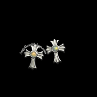 Image 8 of S925 Labradorite Cross Earring