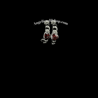 Image 7 of S925 Garnet heart earring