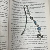Image 2 of Blue Moonstone Double Fish Bookmark