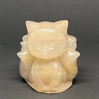 Image 1 of 9 Tailed Fox - Agate Carving  “E”