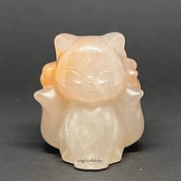 Image 1 of Nine (9) Tailed Fox - Agate Carving “H”